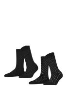 Fine Dot 2-Pack Sustainable With Pattern Lingerie Socks Regular Socks ...