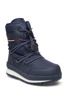 T3B6-33165-1485800- Vinterstøvletter Med Snøring Blue Tommy Hilfiger