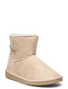 Nkfacc-Ruda Boot Vinterstøvletter Pull On Beige Name It