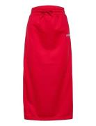 Svea Logo Midi Skirt Knelangt Skjørt Red Svea