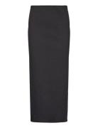 Nmmaya Hw Ankle Length Skirt Noos Langt Skjørt Black NOISY MAY