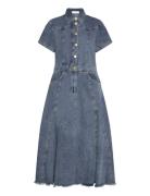 Denim Dress Knelang Kjole Blue Coster Copenhagen