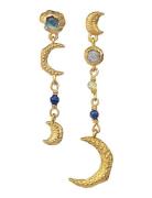 Pheobe Earring Øredobber Smykker Gold Maanesten