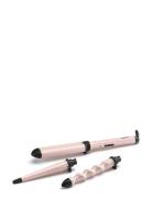 Curl & Wave Trio Styler Krølltang Pink BaByliss