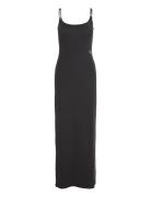 Long Modal Dress Maxikjole Festkjole Black Calvin Klein Jeans