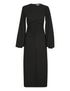 Ailagz Long Dress Knelang Kjole Black Gestuz