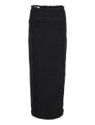 Catiagz Hw Long Skirt Langt Skjørt Black Gestuz