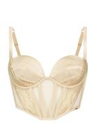 Stella C&S Pp Ll Lingerie Bras & Tops Soft Bras Bralette Gold Hunkemöl...