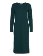 Viarmer L/S Long Dress Knelang Kjole Green Vila