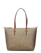 Nylon Medium Keaton Tote Bag Shopper Veske Beige Lauren Ralph Lauren