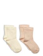 Ankle Sock - Rib Sokker Strømper Pink Minymo