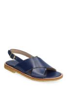 Sandals - Flat - Open Toe - Op Flate Sandaler Blue ANGULUS