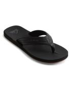 Carver Nubuck Flip-flopper Sandaler Black Quiksilver