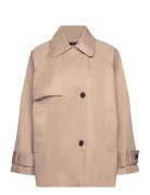 Minona Iw Jacket Trench Coat Kåpe Beige InWear