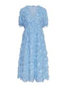 Yaspazylla 3/4 Midi Dress - Show Knelang Kjole Blue YAS