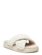 Woven Flate Sandaler White Inuikii