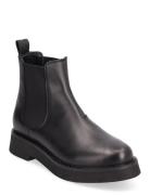 Tjw Chelsea Flat Boot Shoes Chelsea Boots Black Tommy Hilfiger