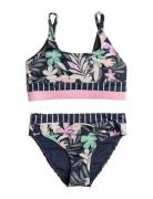 Ilacabo Active Tank Top Set Bikini Black Roxy