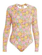 Fashion Ls Sie Badedrakt Badetøy Multi/patterned Roxy