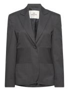 Hourglass Blazer Blazers Single Breasted Blazers Grey Les Coyotes De P...