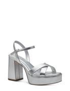 Women Sandals Sandal Med Hæl Silver Tamaris