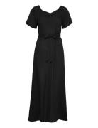 Onlalma Life Poly Bay Long Dress Solid Maxikjole Festkjole Black ONLY