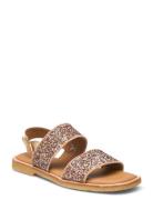 Sandals - Flat Flate Sandaler Purple ANGULUS