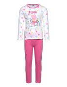 Pyjama Pyjamas Sett Pink Gurli Gris