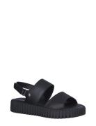 Women Sandals Flate Sandaler Black Tamaris