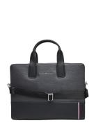 Th Central Slim Computer Bag Dataveske Veske Grey Tommy Hilfiger