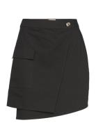 Calle New Skirt Kort Skjørt Black A-View