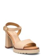 Sadakigra Sandal Med Hæl Beige UNISA