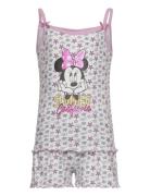 Pyjama Pyjamas Sett Multi/patterned Minnie Mouse