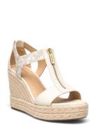 Berkley Mid Wedge Sko Wedge Cream Michael Kors