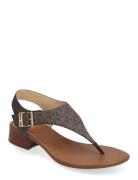 Robyn Flex Thong Flate Sandaler Brown Michael Kors