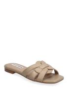 Vcay Sandal Flate Sandaler Beige Steve Madden