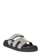 Missile-R Sandal Flate Sandaler Silver Steve Madden