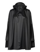 Cape W3 Outerwear Rainwear Rain Coats Black Rains