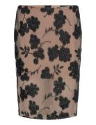 Flower Beads Pencil Skirt Kort Skjørt Brown ROTATE Birger Christensen