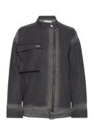 Adrianrs Jacket Dongerijakke Denimjakke Black Résumé