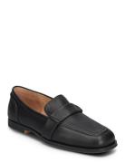 Stb-Erika Saddle Loafer Mokasiner Lave Sko Black Shoe The Bear