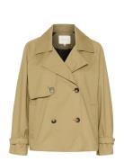 Kaelise Short Jacket Trench Coat Kåpe Beige Kaffe