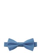 Jacoliver Linen Bowtie Sløyfe Blue Jack & J S