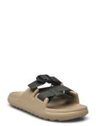 Sandal With Polyester Straps Flate Sandaler Beige Ilse Jacobsen