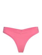 Flex Thong Stringtruse Undertøy Pink Organic Basics