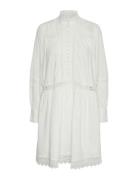 Yasvicca Ls Dress S. Kort Kjole White YAS