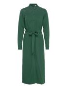 Vimorose L/S Long Dress/Su - Knelang Kjole Green Vila