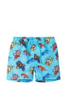 Nmmmoti Pawpatrol Long Swimshorts Cplg Badeshorts Blue Name It