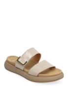 Slip-In Flate Sandaler Cream Gabor