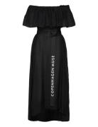 Cmmolly-Dress Maxikjole Festkjole Black Copenhagen Muse